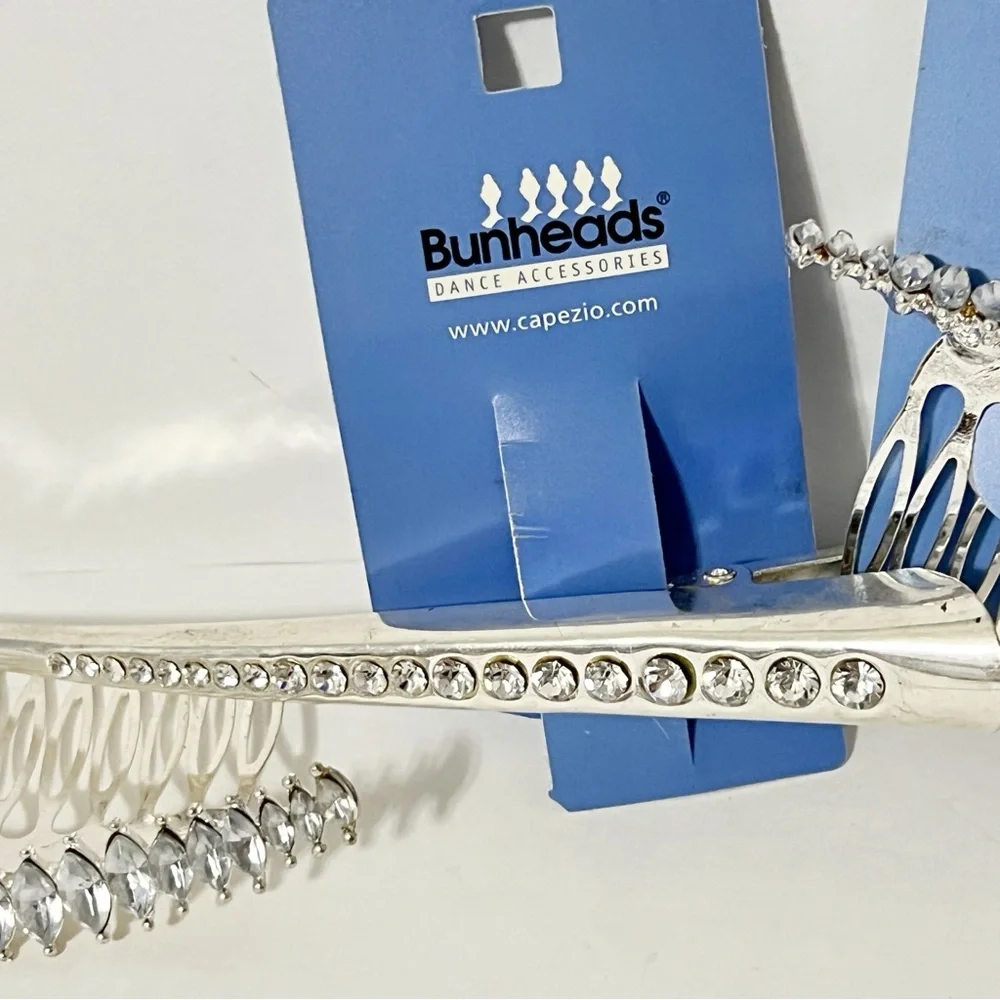 Bun Head Hair Dance Accessories Capezio Jeweled Clip Comb